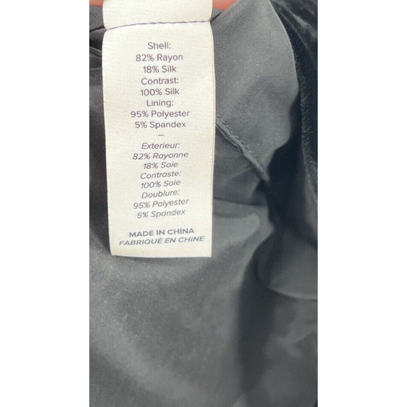 Cinq A Sept Ryder Black Velvet Mini Dress Women's Size 0 - Picture 11 of 15